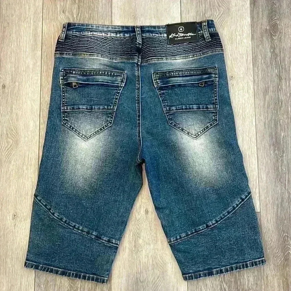 Men's Blue Denim Jeans - Picture 6 of 10